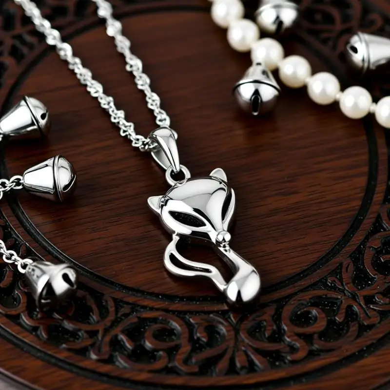 

Очаровательные кулоны-подвески из стерлингового серебра 925 пробы в виде лисы для женщин и девушек, ювелирные украшения для вечеринок и подарков на годовщину, модный аксессуар