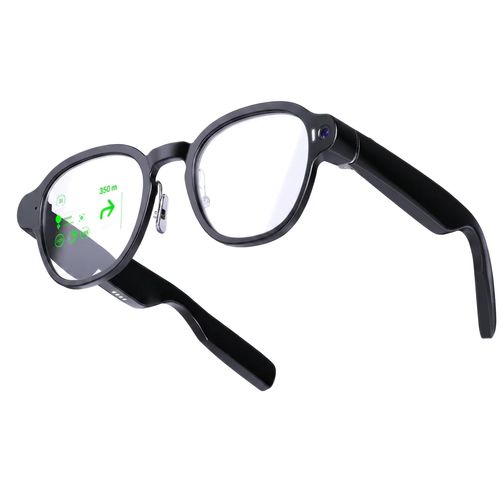 Industry 4.0 Smart Glasses AI-Powered AR Display 8MP Camera Real-time Translation Hands-Free Video Call Remote