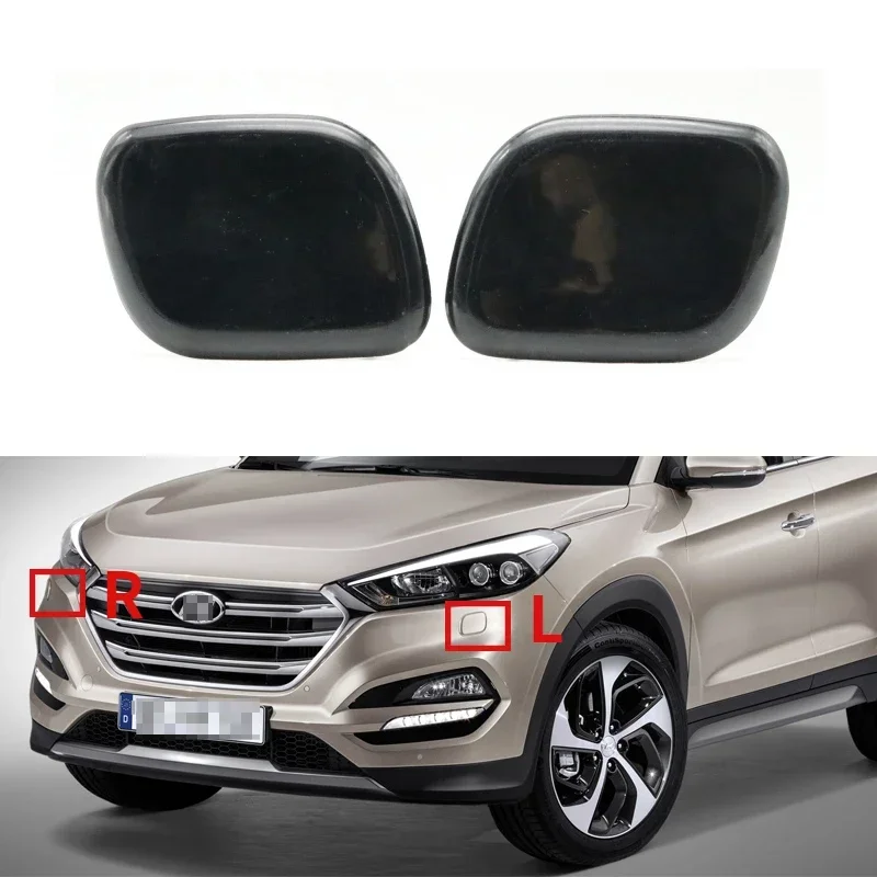 

Front Bumper Headlight Washer Lid Cap Headlamp Washing Jet Nozzle Spray Cover For Hyundai Tucson TL 2015-2018