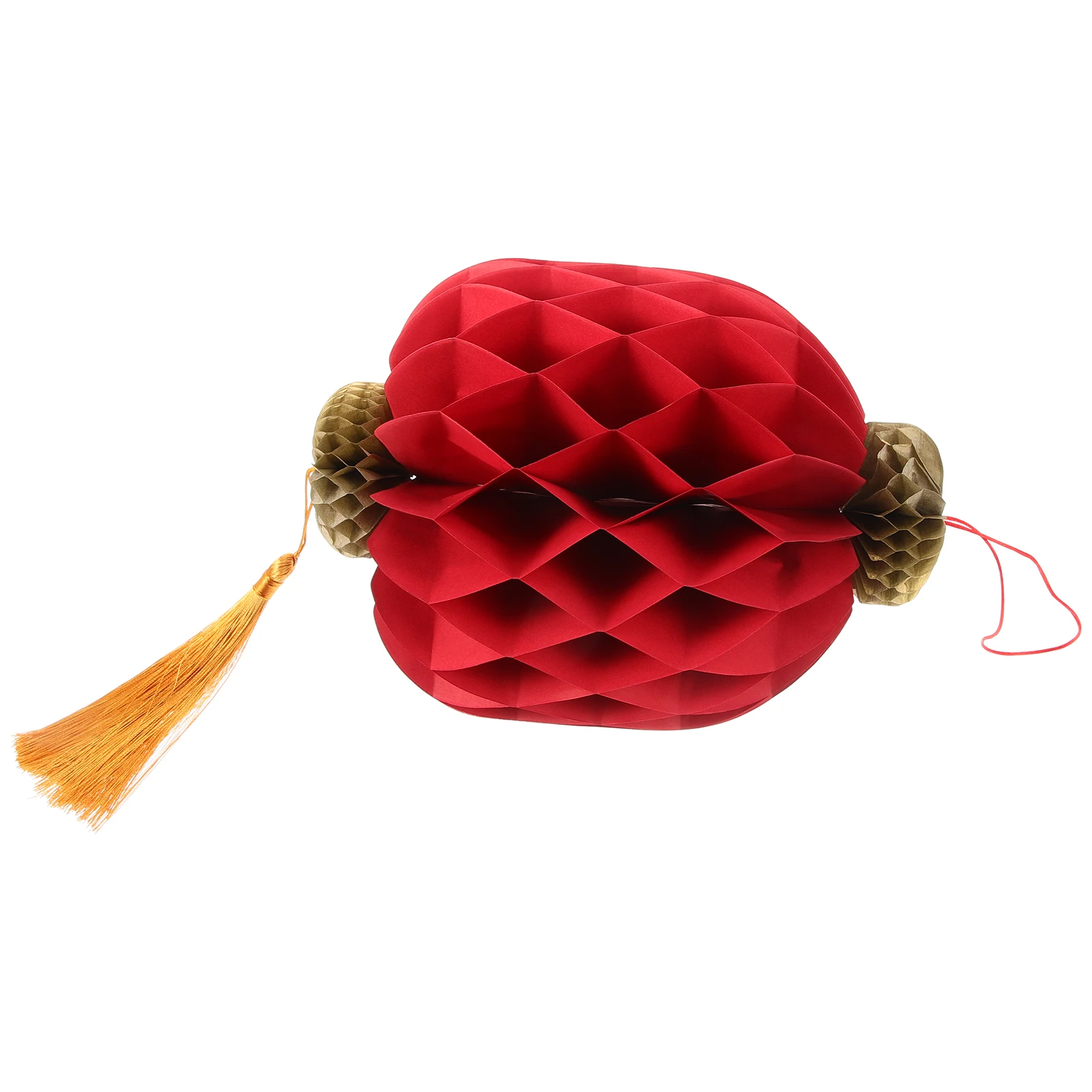 

Red Paper Lantern Decor 1 Set New Year Celebration Hanging nament Holiday Festive Charm Lanterns