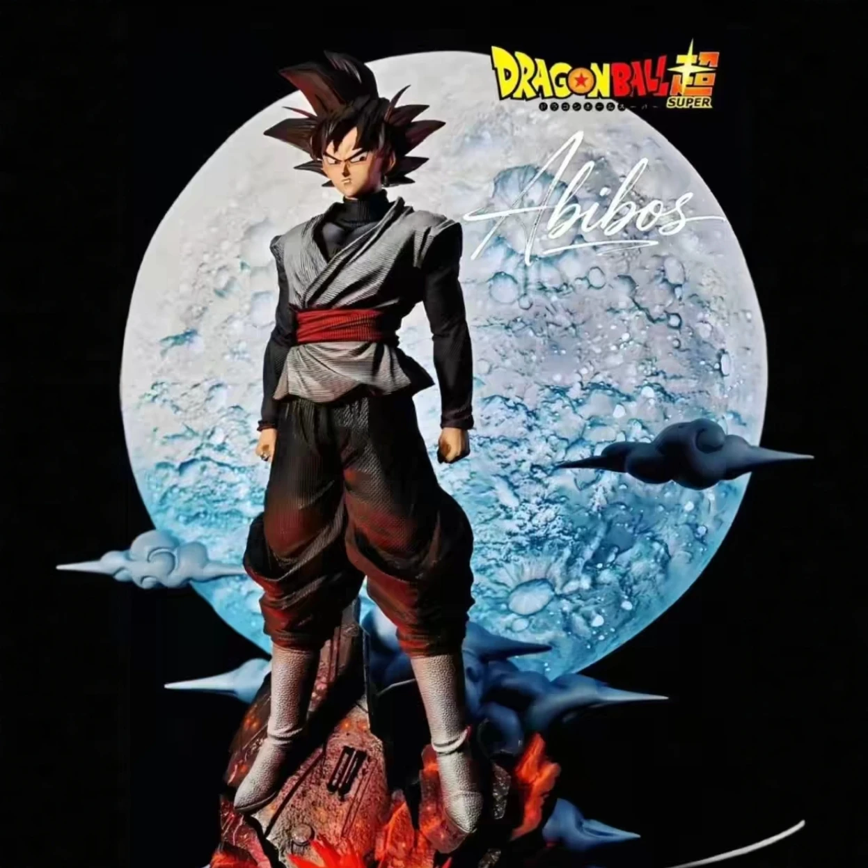 JT Studio Black Goku Dragon BallZ Infinite SSj3 38cm Bewegliche PVC-Figur Lieblings-Kampffigur Anime-Fan-Spielzeug Geschenke