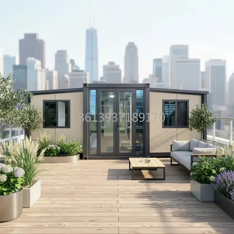 Spot Direct Sale 20ft 40ft Prefabricated Expandable Container House 2 3 Bedroom Villa Prefab Living Mobile Home