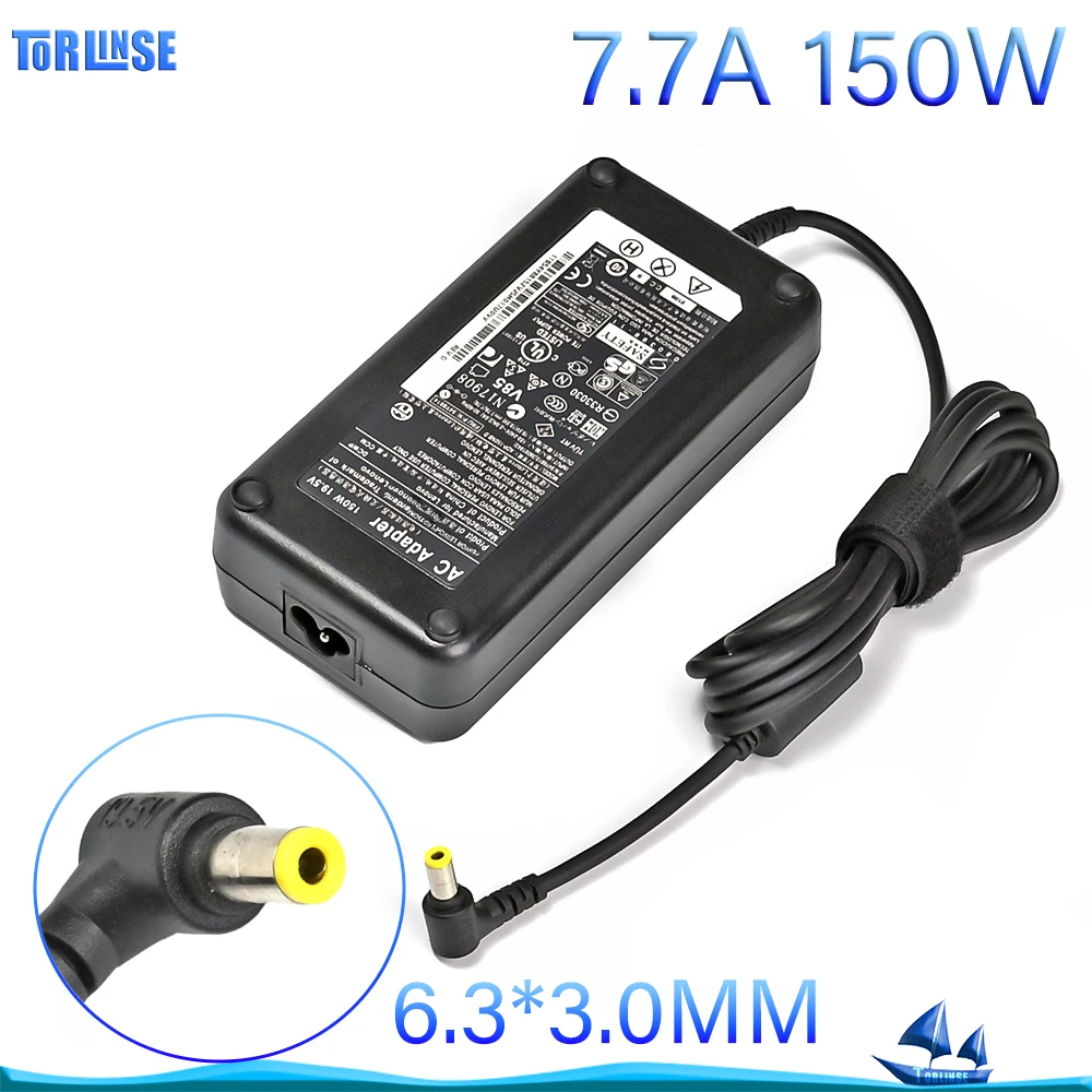 Adaptador de CA 19,5 V 7.7A 6,3*3,0mm 150W para Lenovo todo en uno B305 C305 B31R2 E4000 C340 ADP-120ZB BC adaptador de corriente todo en uno