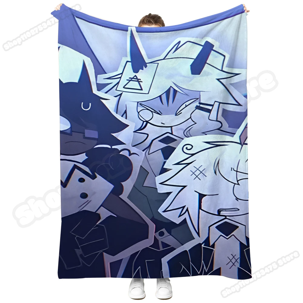 Fundamental Paper Education Anime Printed Blanket Cartoon Cute Bedding Creative Fashion Home Textiles Blankets Room Decor Gifts