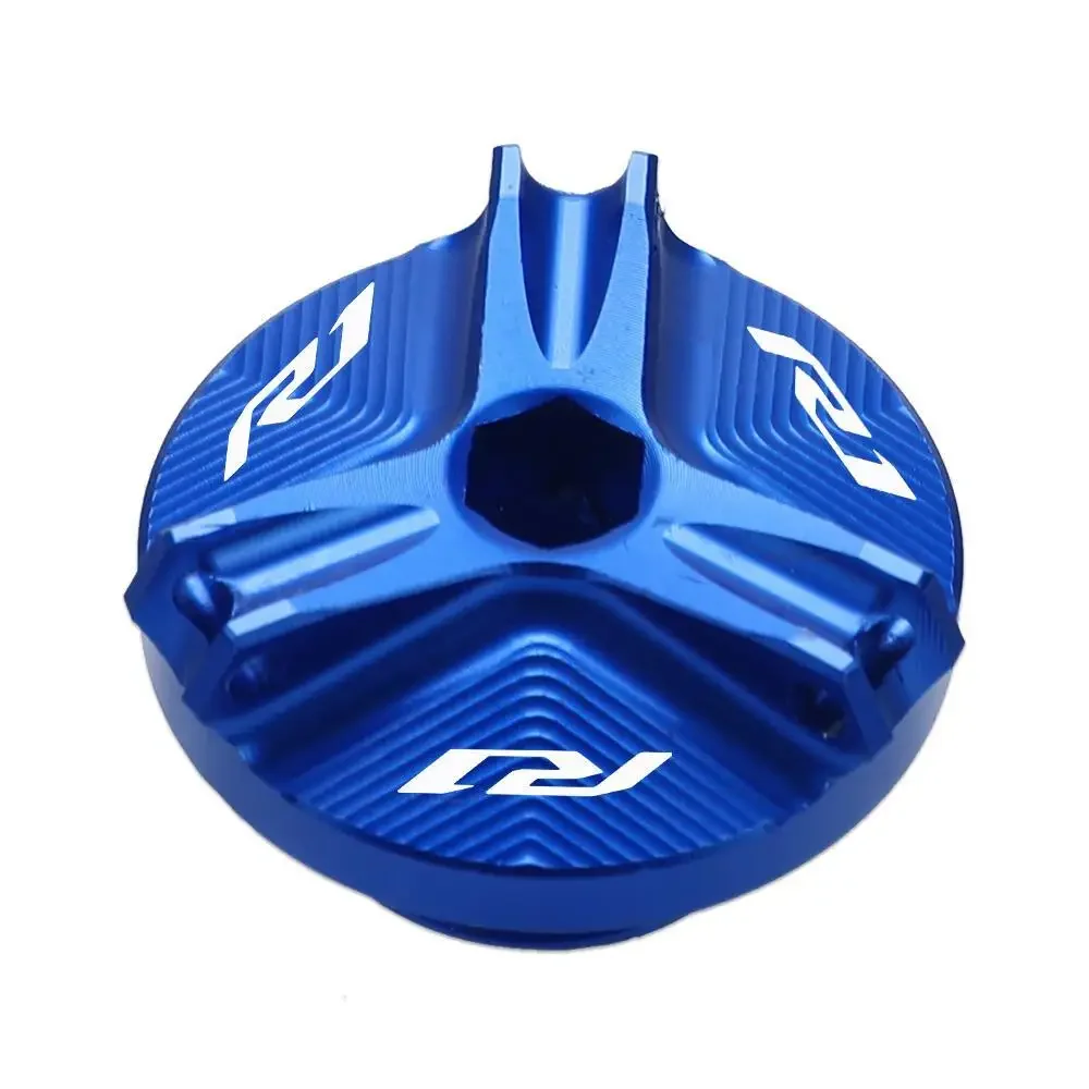 لياماها YZF-R1 1998-2012 1999 2000 2002 2003 2004 2005 2006 2007 2008 دراجة نارية زيت المحرك حشو كأس غطاء التوصيل غطاء المسمار