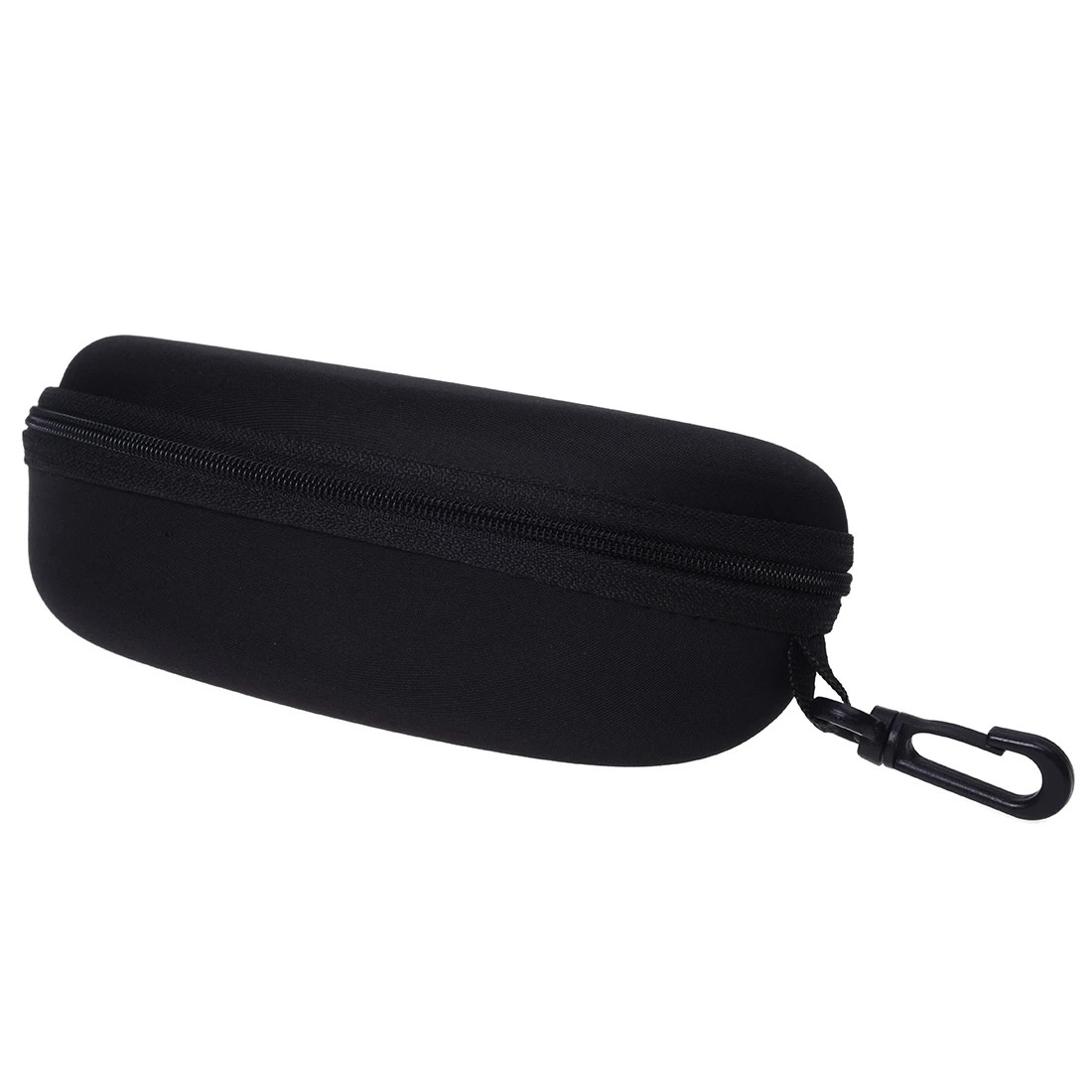 Black Glasses Eyeglasses Safety Zippered Hard Case Holder