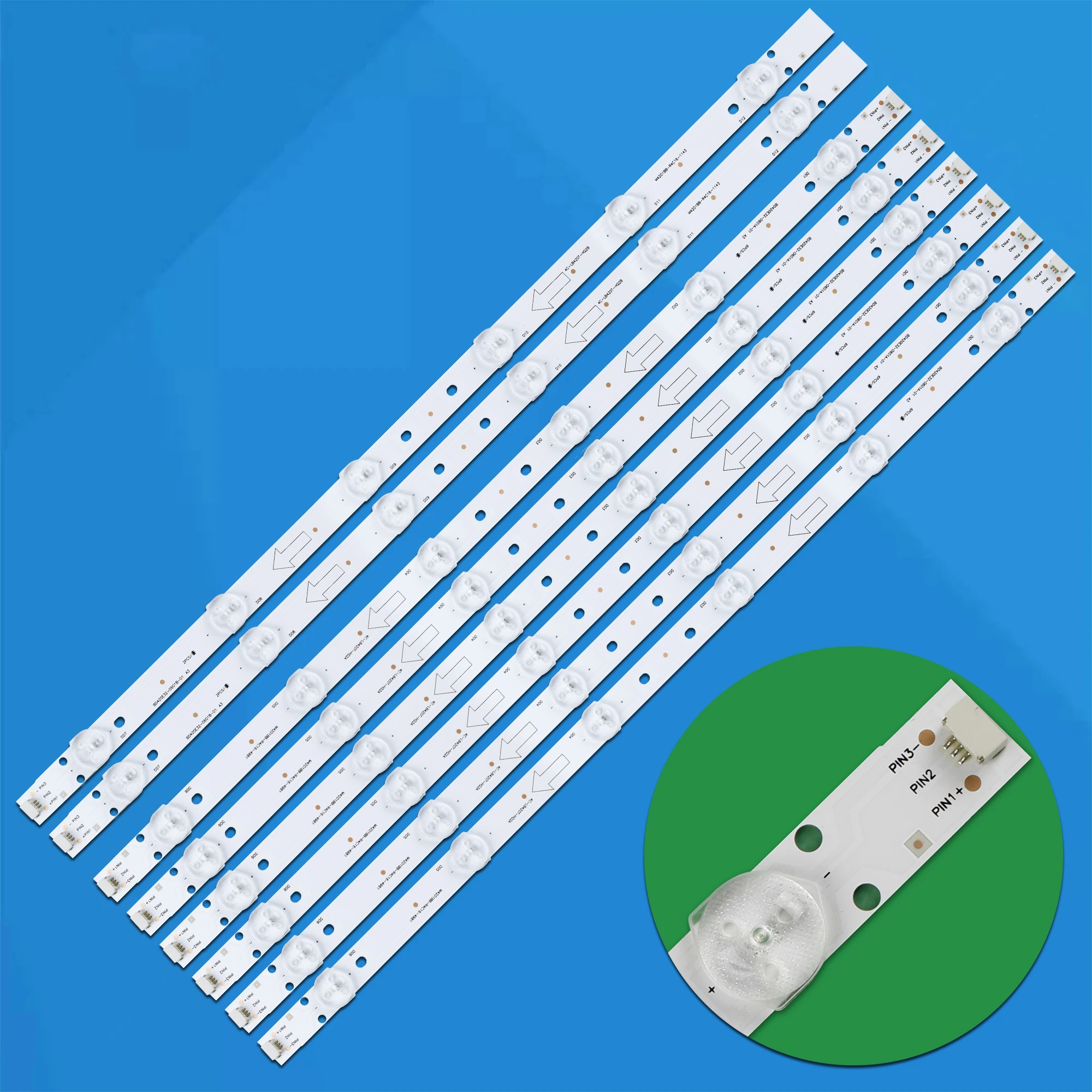 

Светодиодная лента для 462C750(B3310)-6EA-L R L42F3308B L42F3309B T42EH13D BD420E32-0601A-01 BD420E32-0601B-01 006-P2K1972A 006-P2K2089A