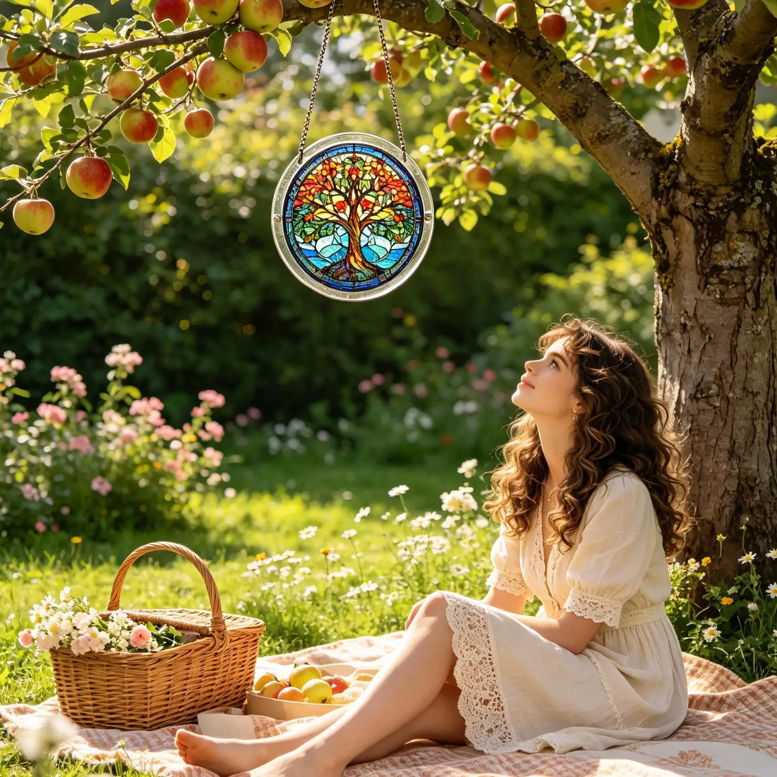 

Acrylic Jigsaw Puzzle Suncatcher 2D Acrylic Tree Theme Window Decor Colorful Jigsaw Puzzle Sun Catcher For Home Apartment Living