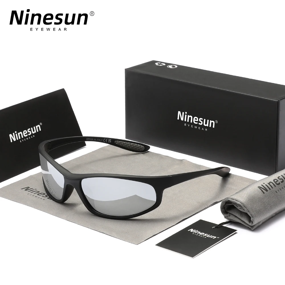 Ninesun Stylish Cycle Sunglasses Polarized UV400 Cool Outdoor Protection Eyewear For Men Women Riding Goggles