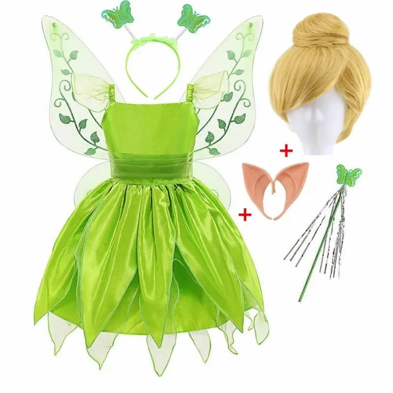 Boys Peter Pan Kids Elf Cosplay Costume Carnival Party COS Tshirt pants Suit girls Tinkerbell Dress Superhero Halloween Costumes