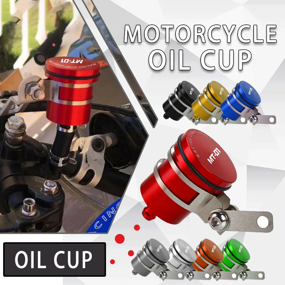 

Universal Motorcycle FOR YAMAHA MT01 MT 01 MT-01 2004 - 2023 2008 2009 Brake Clutch Tank Cylinder Fluid Oil Reservoir Cup