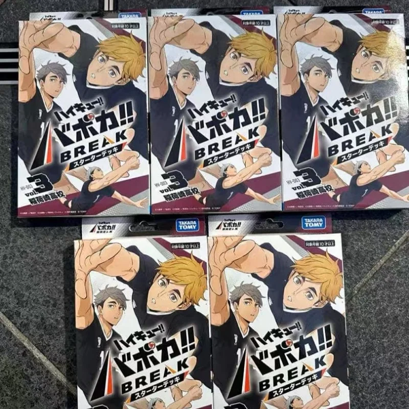 TAKARA TOMY Original Haikyuu Card TCG Trading VOBACA BREAK Booster Pack Pre Built Deck Set  Anime Game Collection Card Toys Gift - view 5
