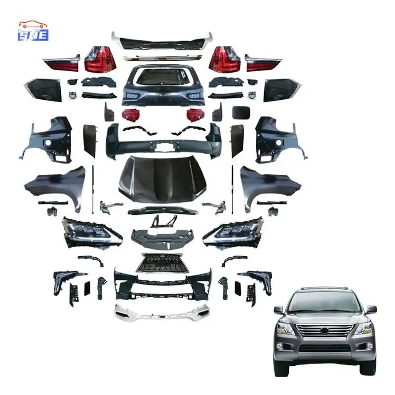 

New val Exterior Accessories Front Bumper Fender Side Skirts Grille Body Kit for LX570 2008-2016 for Better Appearance