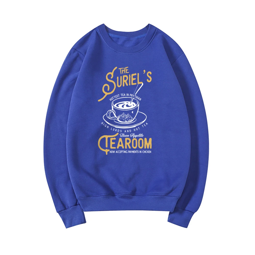 The Suriel's Tearoom 스웨트 셔츠 A Court of Thorns and Roses Hoodie akotar Clothes City of Starlight 스웨터, SJM 풀오버