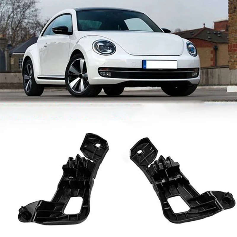 2PCS 5C5807773 / 5C5807774 Car Front Bumper Side Spacer Bracket Mount Support Holder Parts Accessories For VW Beetle 2012-2017