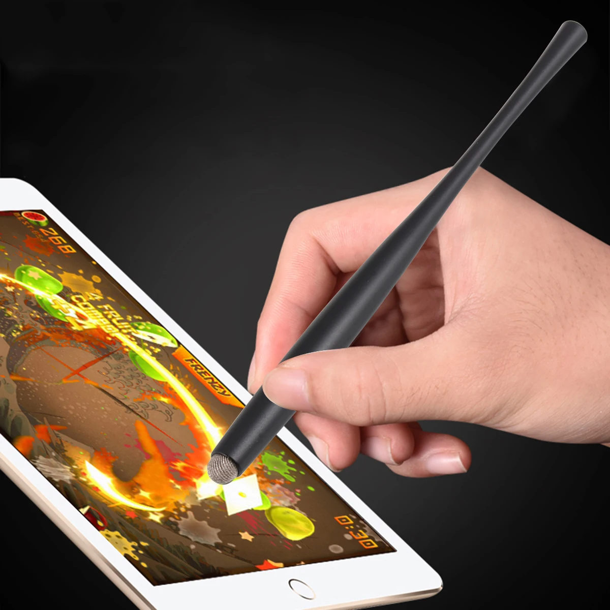 

2Pcs High Quality Capacitive Stylus Pen Metal Construction Replaceable Tip for Phone Tablet Pc Smooth Touch Screen Operation