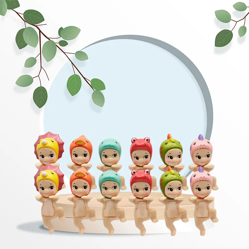 

Новый динозавр лежачий ангел слепая коробка лес подъемная фигурка ног компьютер мобильный телефон настольное украшение игрушка