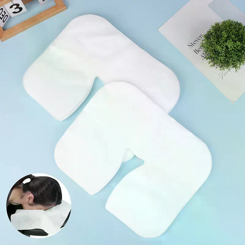 100/200pcs Pad Tool Salon Disposable Spa Face Massage Beauty Headrest Cotton Pillow Towel Cover Skin Care