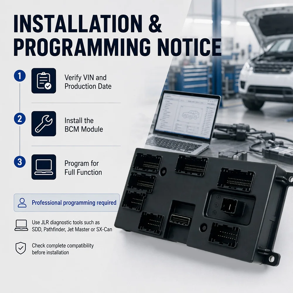 Car Used BCM Body Control Module R8E2-14F041-AA For Land Rover Jaguar Body Computer Tested Auto Parts