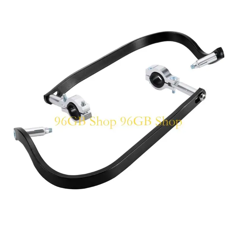 96GB 22MM 7/8'' Motorcycle Handguards Aluminum Handlebar Guard Set with Bar End Anchors for Daily Road Travel and Street Use