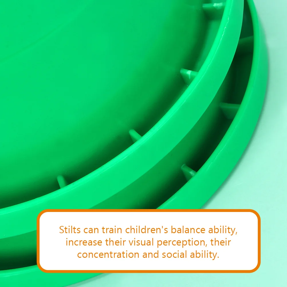 

2 Pairs Stilts Kids Walking Toys Balance Training Durable Plastic Strong Toddler Educational Outdoor Garden Play