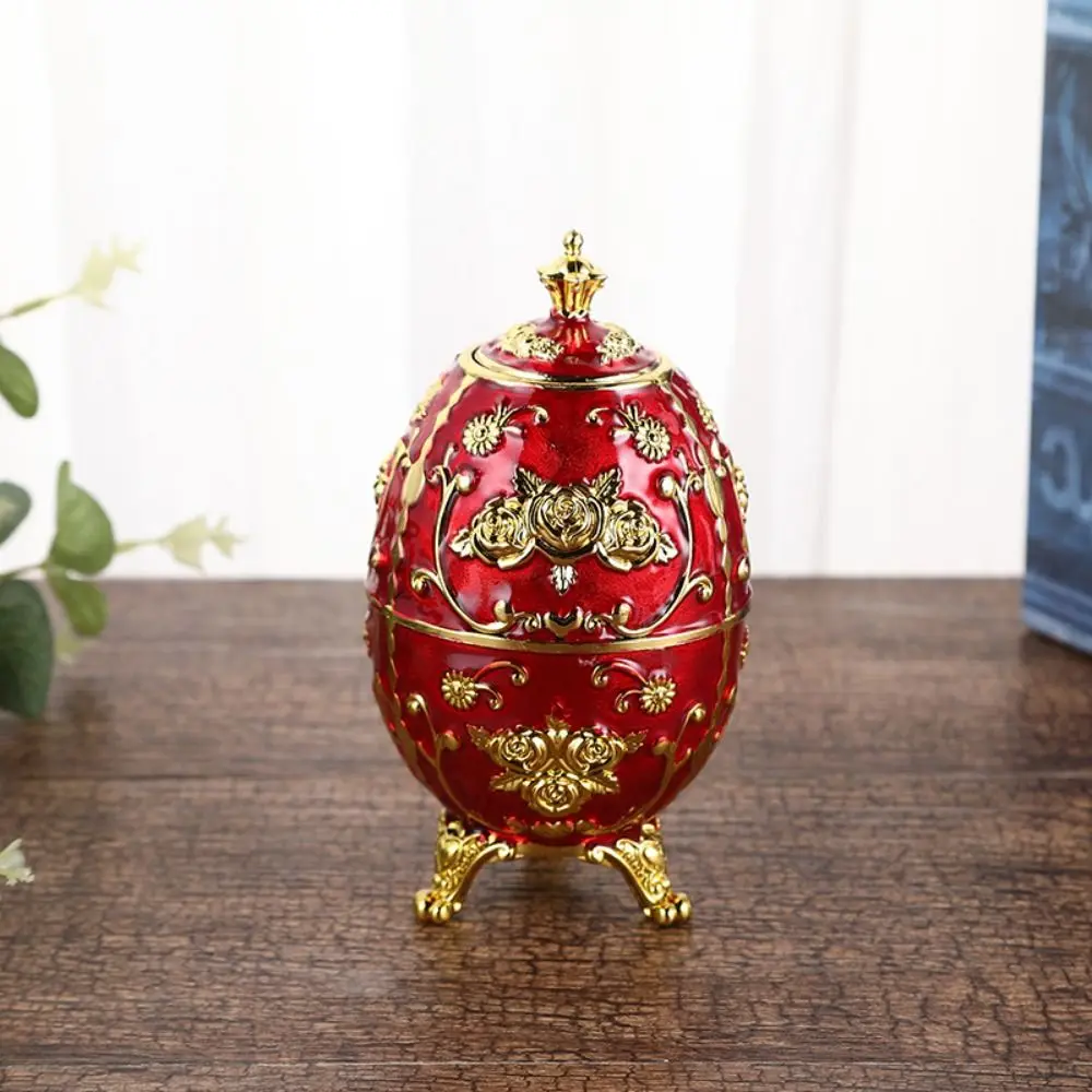 

Press Type European Style Toothpick Box Light luxury Rose Pattern Floral Toothpick Case Sturdy Automatic Toothpick Dispenser