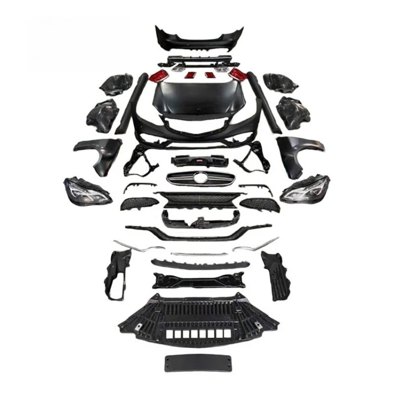 

Комплект кузова STLFC 2009-2012 для Mercedes Benz W212 Обновление до комплектов кузова E63 2013-2015 с фарой переднего и заднего бампера