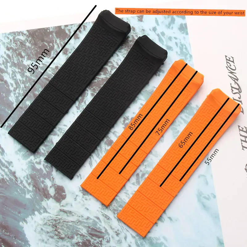 Silicone watch strap For Tissot 1853 Tengzhi T-Touch original T013 Waterproof watchbands T047T081T33 Rubber wristband 20mm 21mm