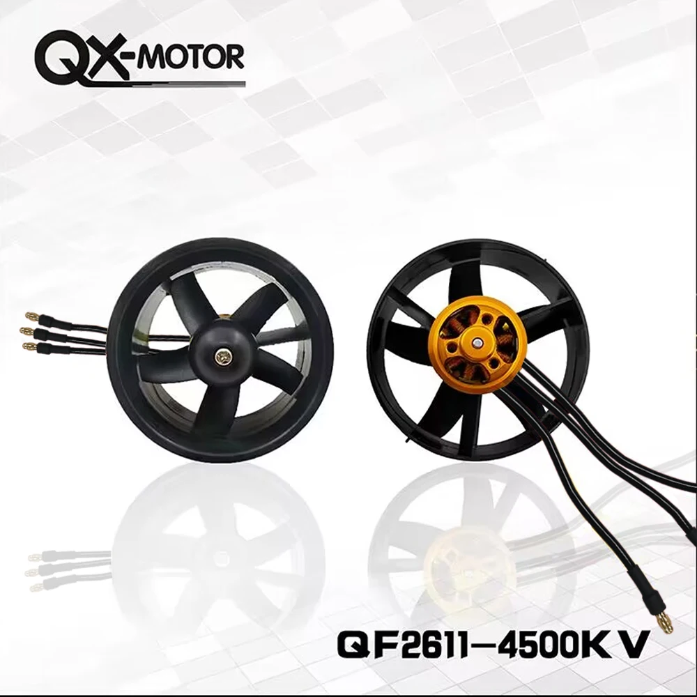 QX-MOTOR 64mm wentylator kanałowy EDF zestaw 3S silnik 30A esc 5 ostrza dla RC samolot koszt odprawy