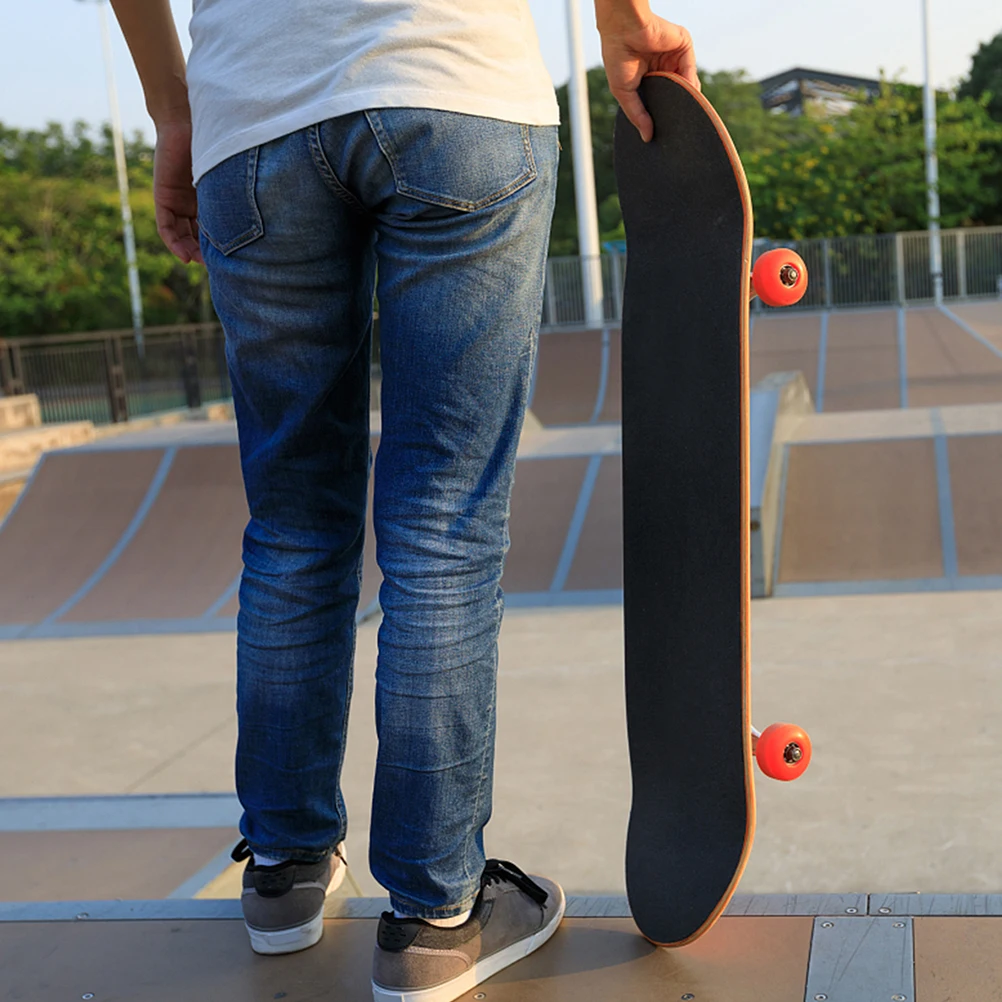 

2 Sheets 80x20cm Skateboard Grip Tape Non slip Professional Accessories Multi function Anti wear Self adhesive