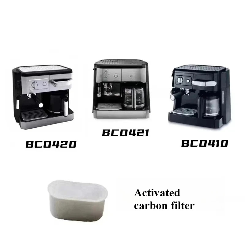 ينطبق على ماكينة القهوة شبه الأوتوماتيكية DeLonghi Delong ملحقات فلتر المياه لإزالة الكلور، BCO410، BCO420