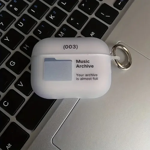 Imagen 2 del producto Funda Airpods con carpetas de música creativa 003 para Airpods 1, 2, 3 Pro Pro2, 2022, Fundas suaves y divertidas para auriculares, Funda Couque