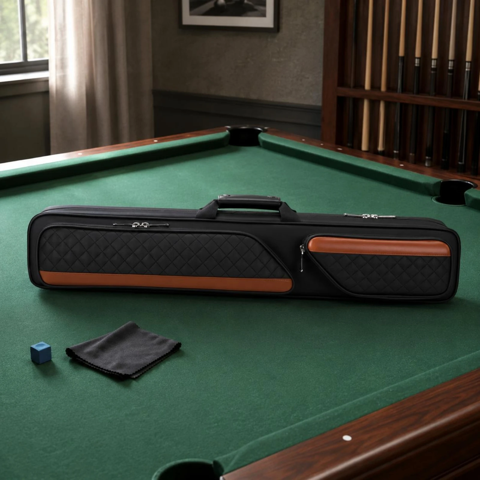 傷つきにくいプールキューキャリーバッグ キルティングパターン - Sports Equipment Manager のレビューと価格