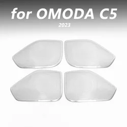 for OMODA C5 2023 Car interior decoration accessories DIY metal patch door horn cover aesthetic upgrade sequins