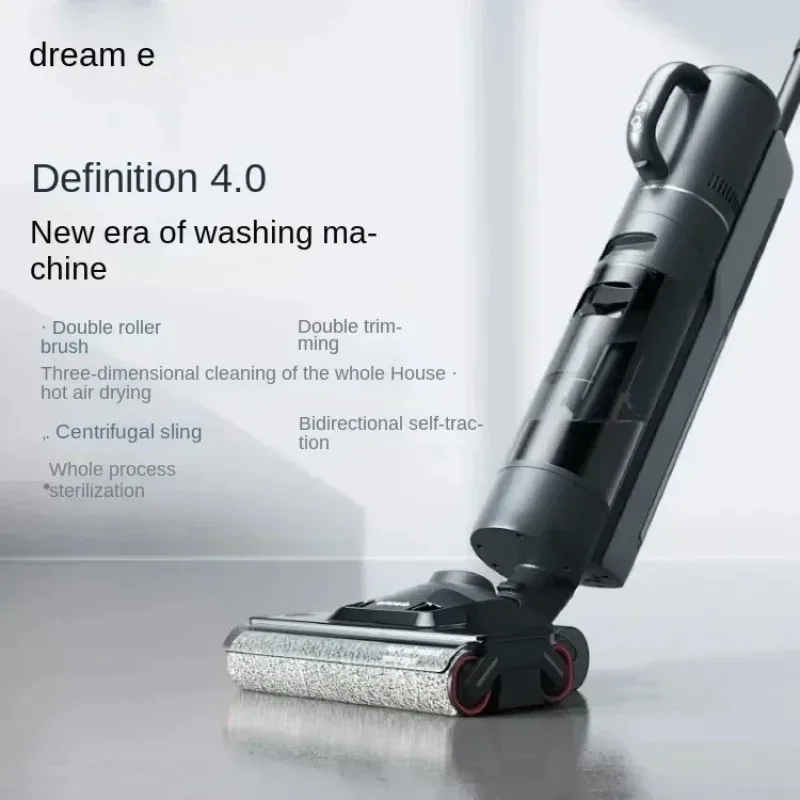 Dreame ในครัวเรือน 4.0 ดูดและ Mop แบบบูรณาการ Mop เครื่องขัดพื้นเครื่องดูดฝุ่น Double Roller Floor Scrubber M13S