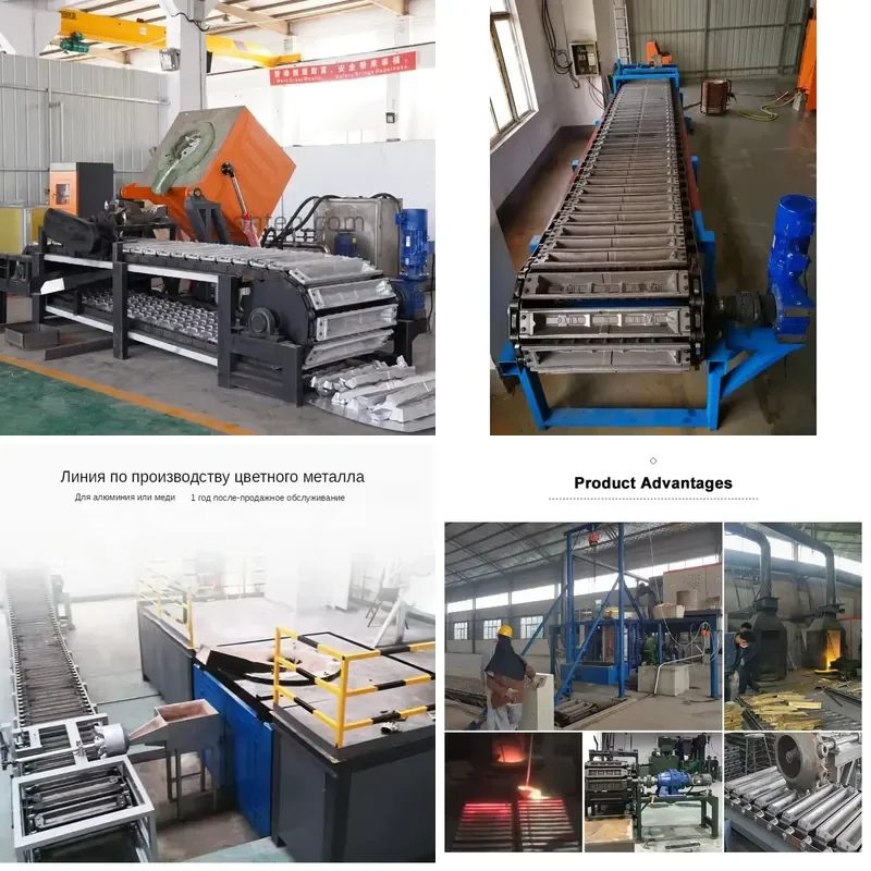 2026 Hot Metal Aluminium Ingot Small Smelting Melting Copper Scrap Electric Furnace Cast Oven Manufacturing Continuous