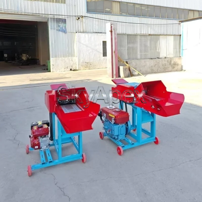 Feed Grinder For Processing Crop Straw Grain Plant Residues Stable Crushing Feed Raw Material Preparation Operations Farm Using