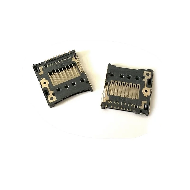 5-100pcs Micro SD Card Socket TF Card T-Flash Slot Plug Connector 9pin 10Pin 2.1H ﻿Height Self Ejecting PUSH Normally Open