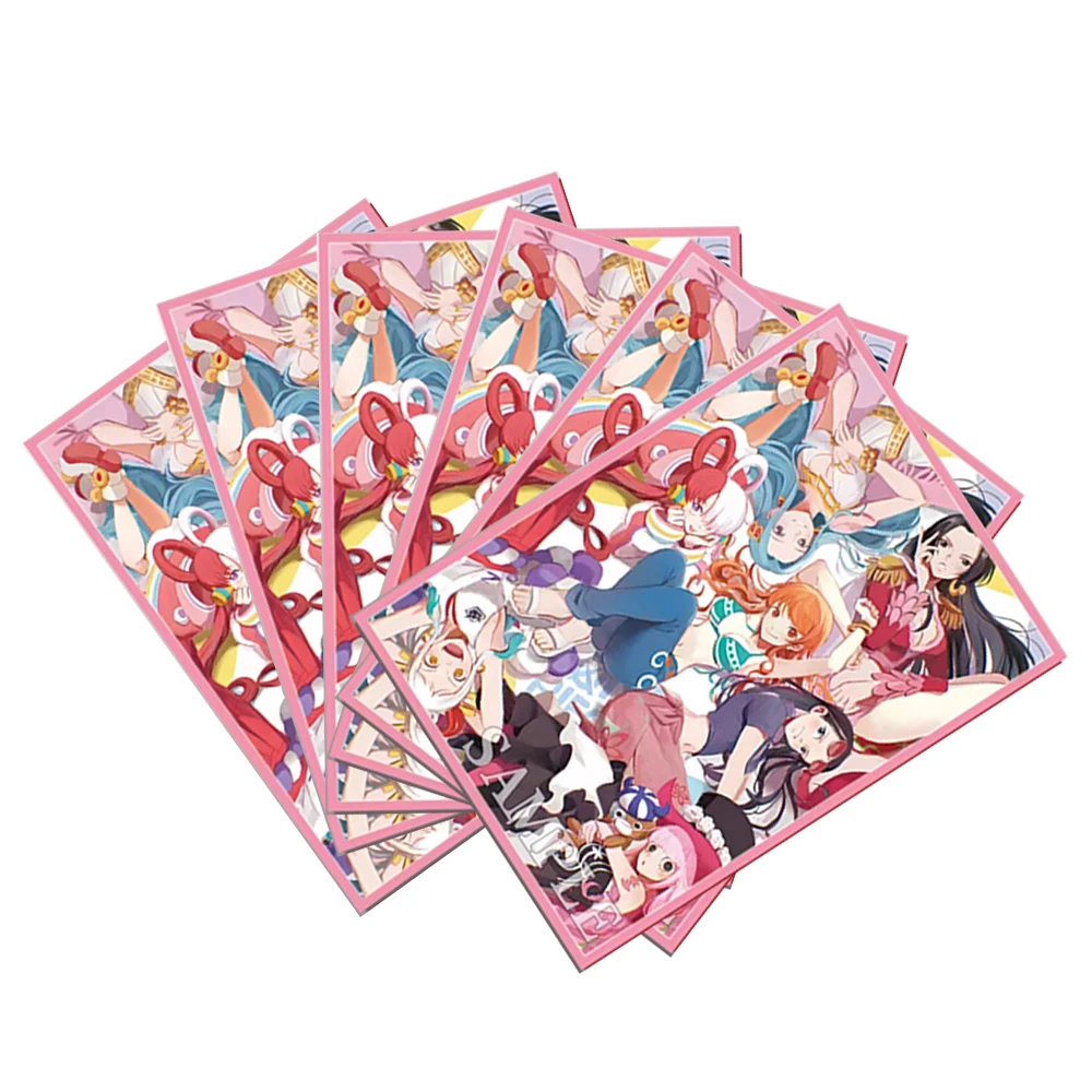 60 PCS 67×92mm Holographic Art Anime Card Sleeves for MGT Top Loading Board Game Card Protector for TCG/PTCG