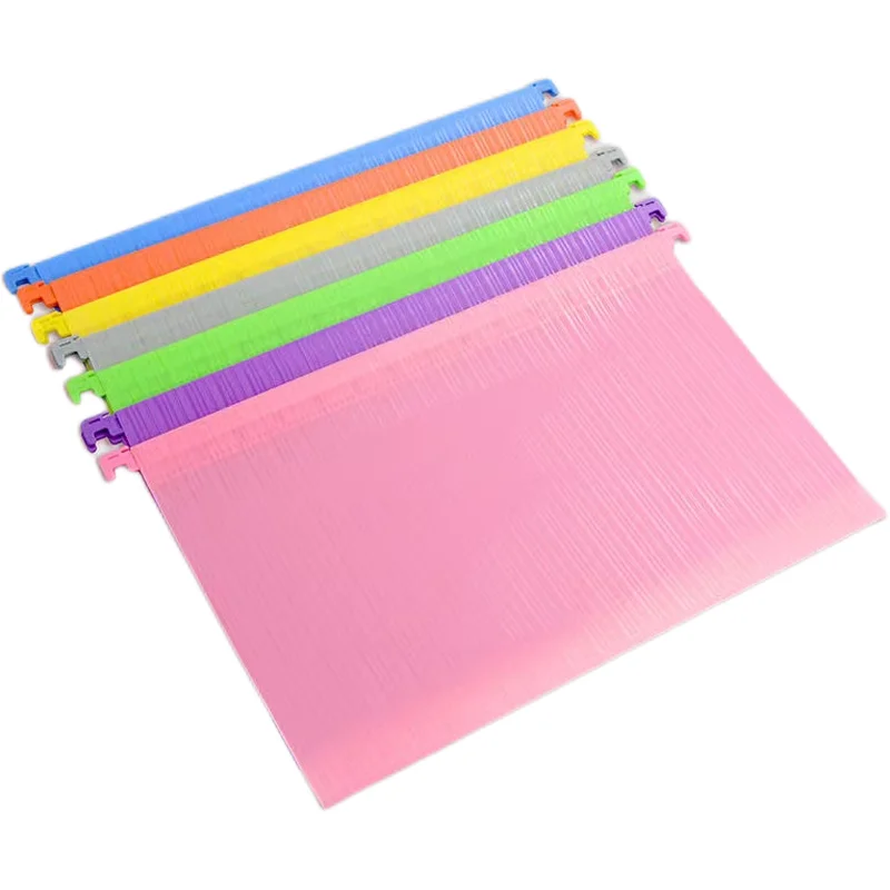 10pcs FC Hanging Folder PP Waterproof Extra Capacity File Organization Reinforced Hanging File Folder Home Office School Supply