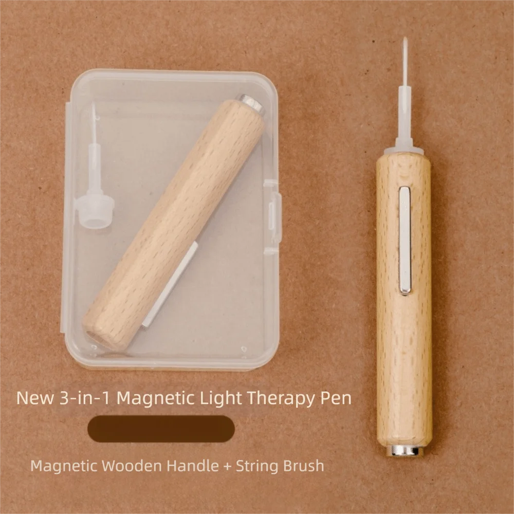 Austauschbare Bürstenköpfe, Nagelstift-Werkzeug-Set, 3-in-1, multifunktional, einfache Maniküre, Nagelkunst-Pinsel, starker Magnet, Maniküre-Werkzeug