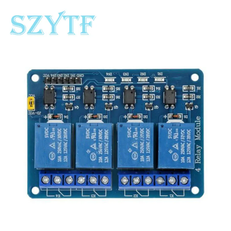 5V 1 2 4 6 8 Channel Relay Module With Optocoupler KY-019 1/2/4/6/8 Way For Arduino