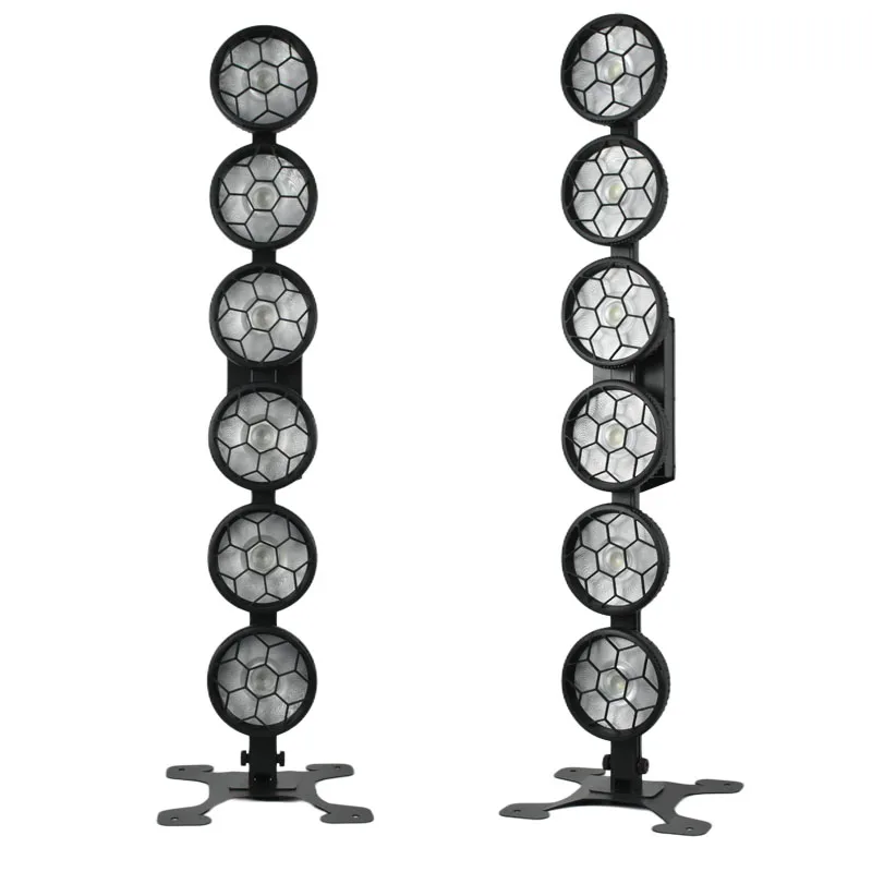 DMX512 Retro Hexagonal LED Light Bar – Matrix Pixel Effect, Scrolling Strobe & Atmosphere Lighting for Stage Background