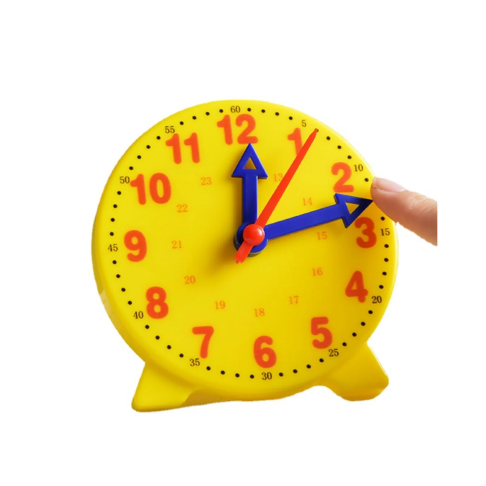 Kids Children Montessori Adjustable Time Learning Clock Toys Hour Minute Second Cognition Colorful Early Education Teaching Tool