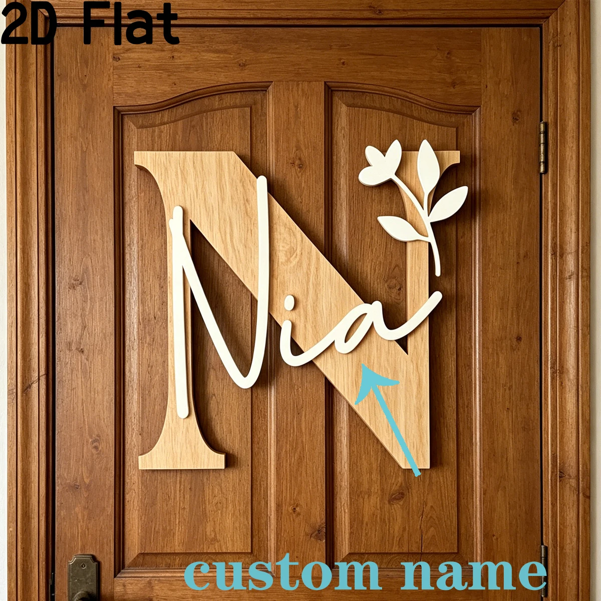 1Pc Custom Original Alphabet N - Baby Nursery Office recension och pris