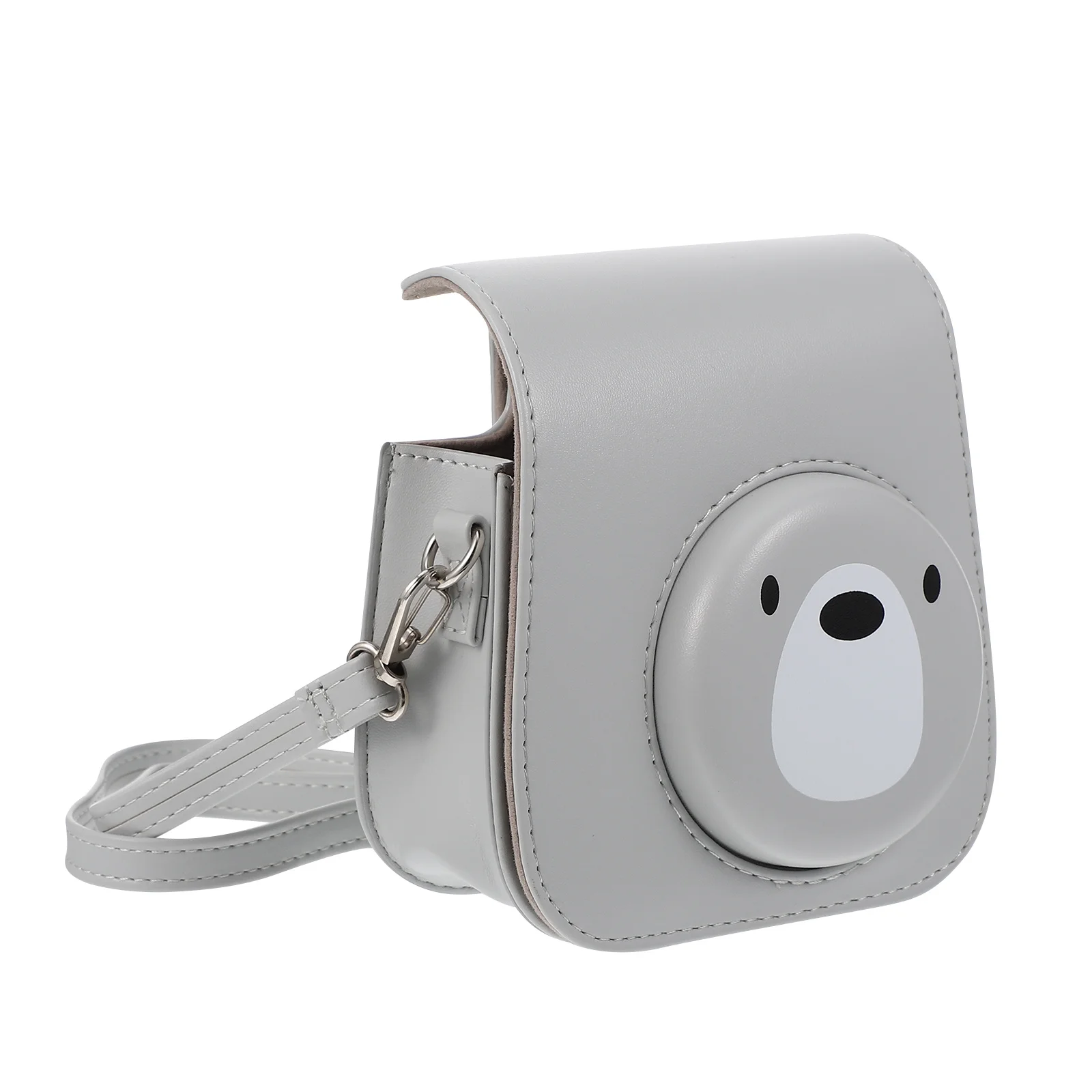 

1Pcs PU Bag for Instant Camera Compatible with Mini 11 9 8 Adorable Bear Pattern Camera Pouch Protective Case for