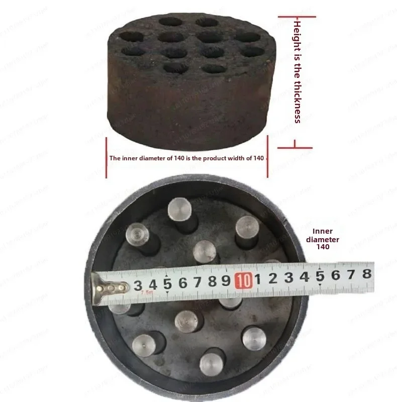 Honeycomb coal mold cow dung briquetting machine briquettes mold making machine pressure honeycomb coal machine
