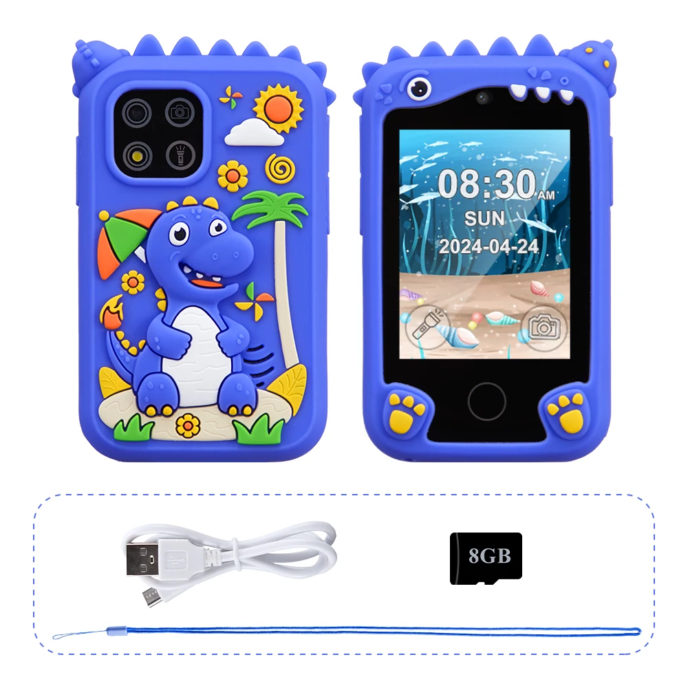 Kids Unicorn Toy Smartphone with Touchscreen, MP3 Player and Digital Camera 6
