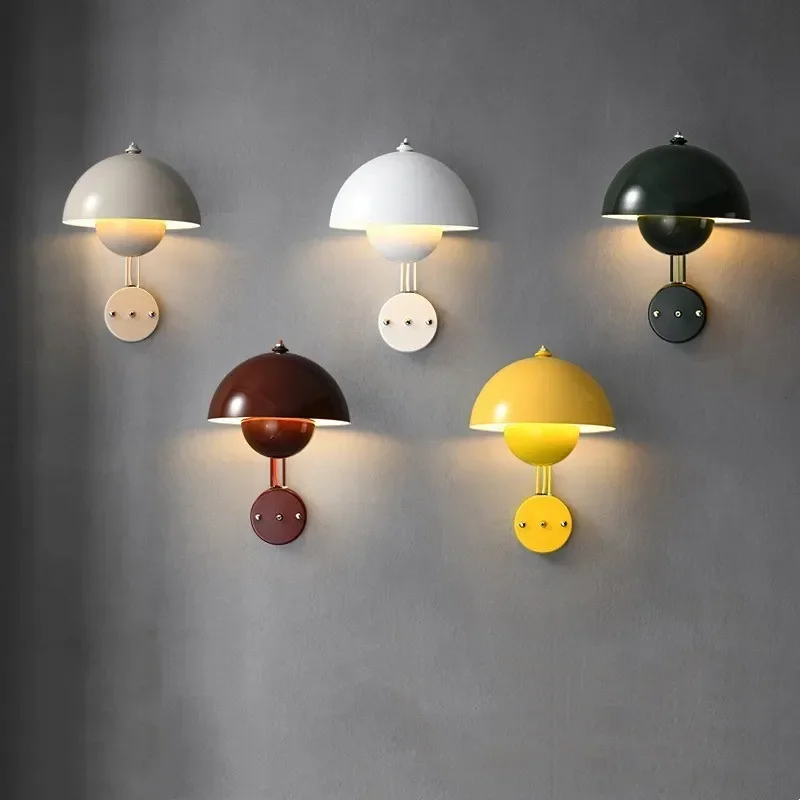 

GHEUVNJ Nordic minimalist creative wall lamp, postmodern personalized hotel model room, foyer, hallway, corridor background wal