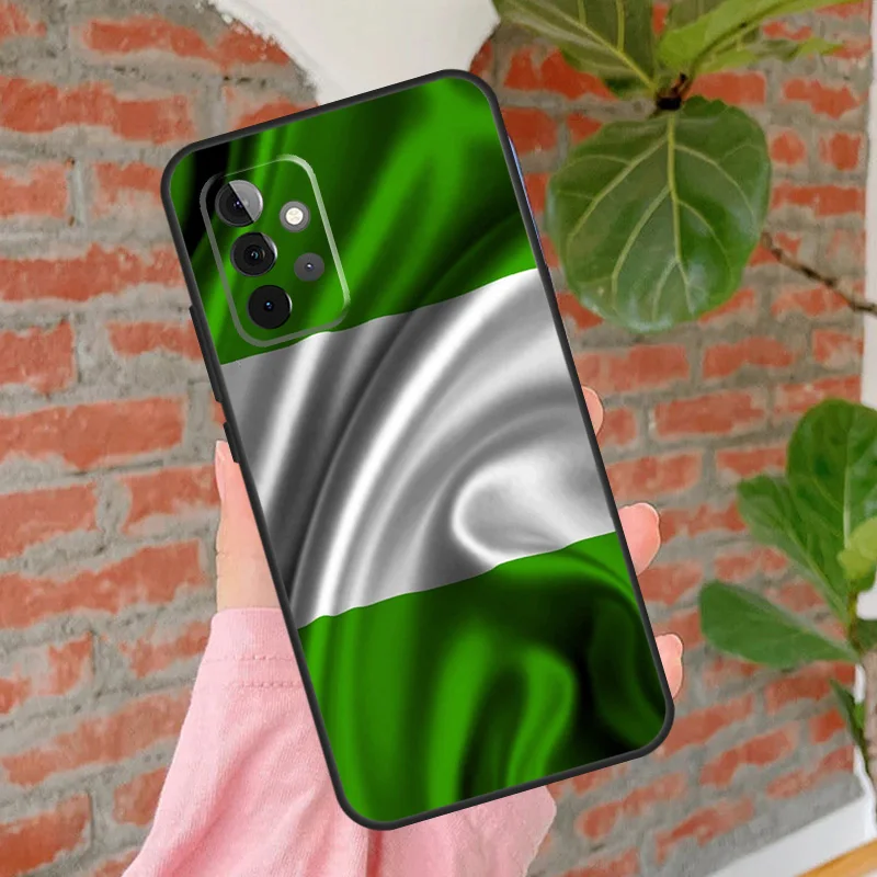 Nigerian flag Phone Case For Samsung Galaxy A15 A25 A55 A54 A34 A14 A35 A52 A32 A12 A51 A71 A13 A33 A53